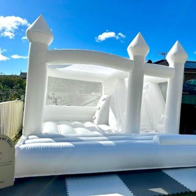 White Big Jumping Castle